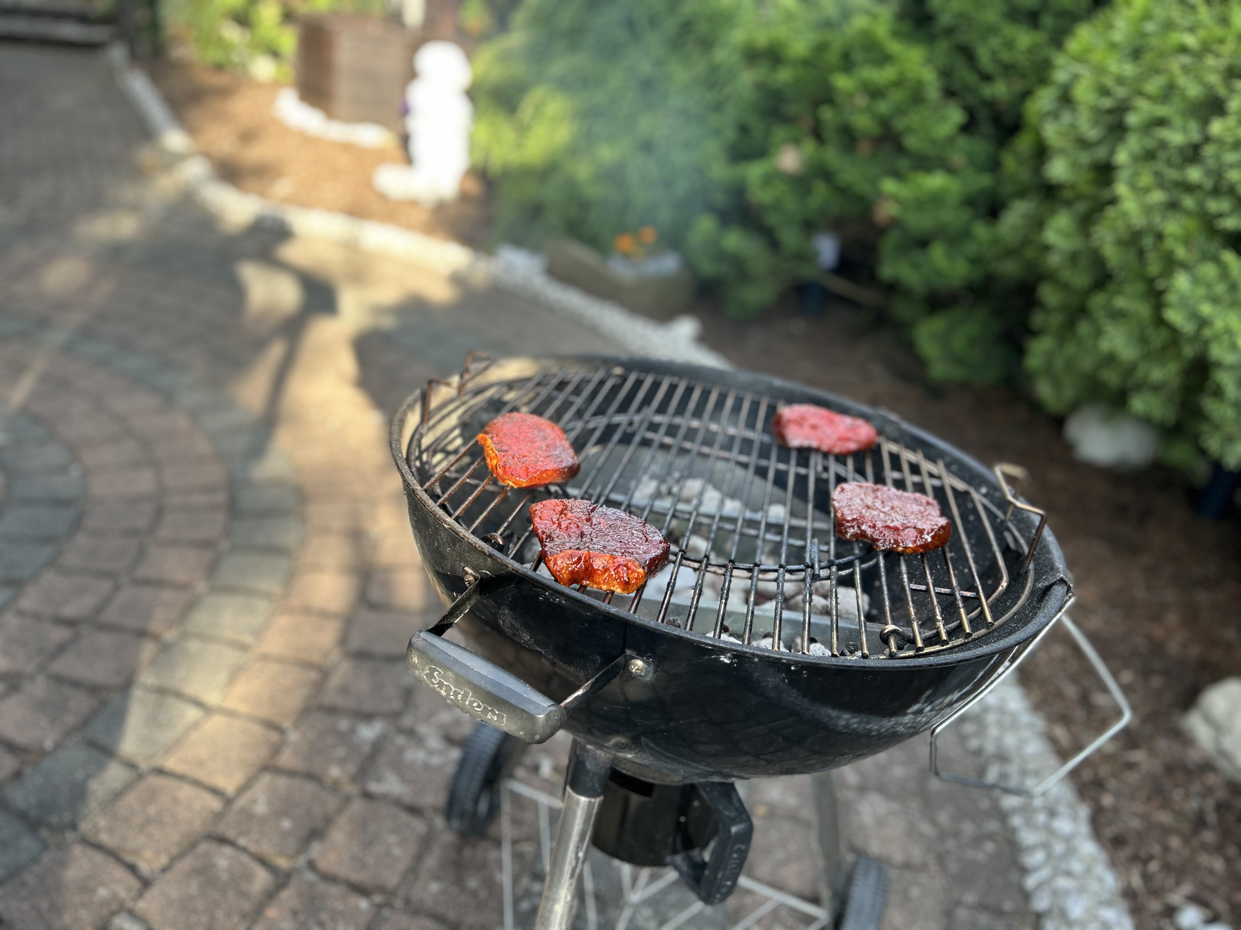 Grillen auf der Terrasse